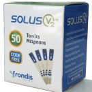 SOLUS V2 GLUCOSE TESTING STRIPS 50 STRIPS