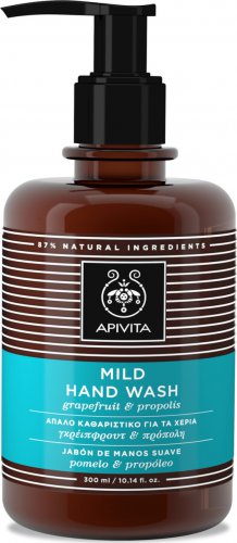 Apivita Mild Hand Wash with Grapefruit & Propolis 300ml