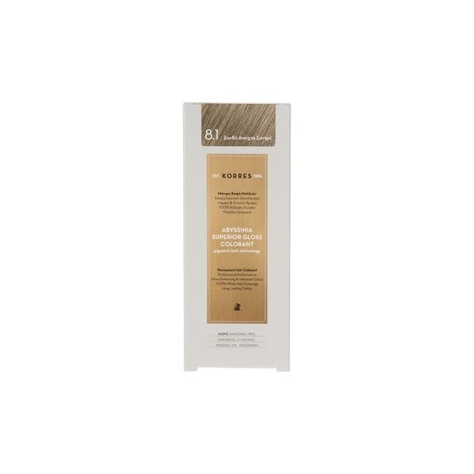 KORRES Abyssinia Superior Gloss Colorant 50ml - 8.1 Light ash Blonde