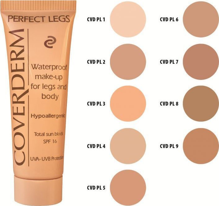 Coverderm Perfect Legs Waterproof 08 SPF16 50ml