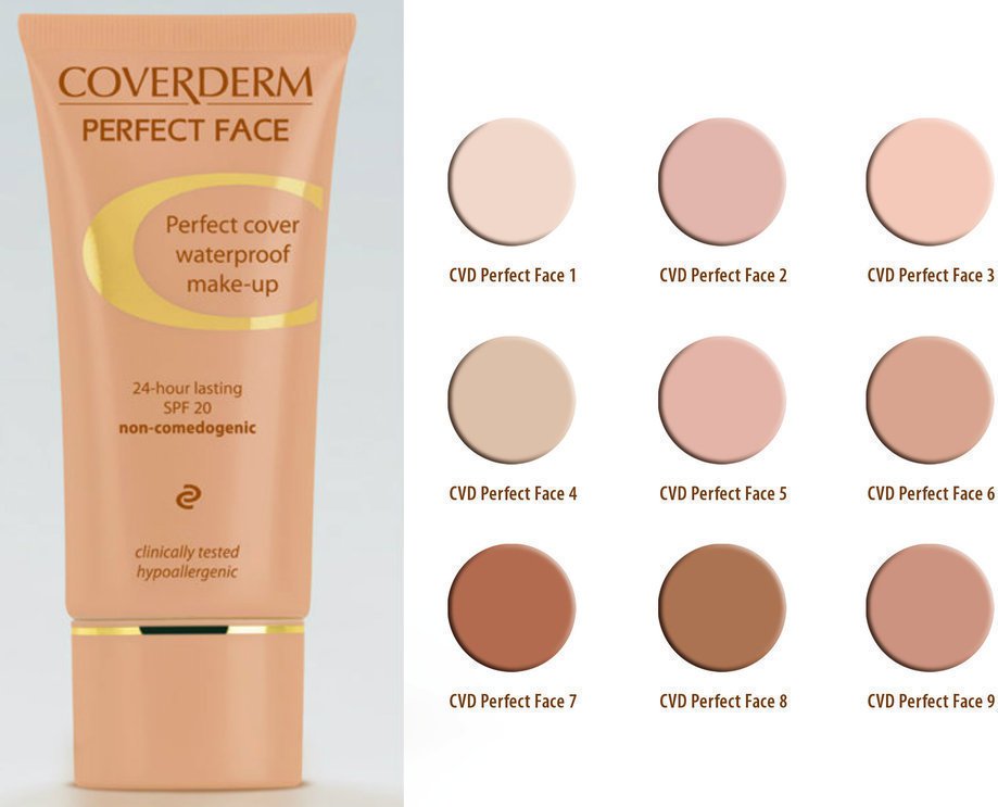 Coverderm Perfect Face Waterproof SPF20 08 30ml