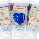 3 x KORRES Almond Oil & Vitamin C Antispot Hand Cream 75ml
