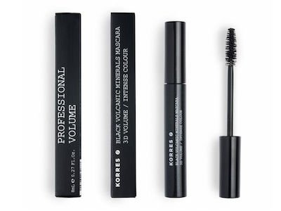 KORRES Mascara Black Volcanic Minerals 3D Professional Volume 8ml Black