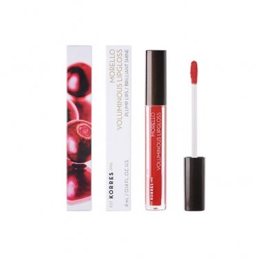 KORRES Morello Voluminous Lipgloss Plump Lips 4ml 54 Real Red