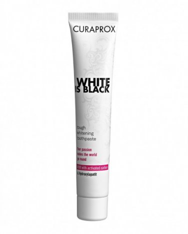 Curaprox WHITE IS BLACK TOOTHPASTE 75ml