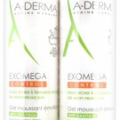 ADERMA EXOMEGA CONTROL EMOLLIENT FOAMING GEL ANTI-SCRATCHING 2 X 500ML