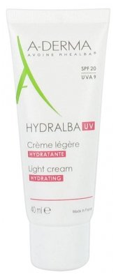 ADERMA HYDRALBA UV LIGHT HYDRATING CREAM 40ML