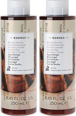 1 + 1 Korres Shower Gel Vanilla Cinnamon 250 ml