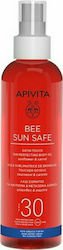 Apivita Bee Sun Safe Satin Touch Tan Perfecting Body Oil SPF30 with Sunflower & Carrot, 200ml