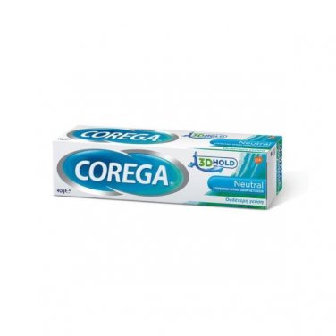 Corega 3D Hold Neutral Denture Fixing Cream 40g