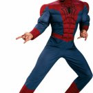 Brand New Spiderman Replica Deluxe Movie Adult Muscle Chest Costume XXL 2XL