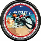 Joe Camel Biker Motorcycle Cigarette Sign Wall Clock Joe Camel Biker Motorcycle Cigarette Sign Wall Clock