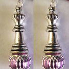 Silver & Purple Genie In A Bottle Charm Wish Dream Girl Collectible Earrings Silver & Purple Genie In A Bottle Charm Wish Dream Girl Collectible Earrings