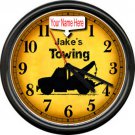 Personalized Your Name Towing Tow Truck Driver Company Recovery Sign Clock #929