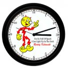 Reddy Kilowatt Electrician Electrical Tool Utility Retro Vintage Sign Wall Clock