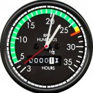 Airplane Aircraft Aviation Pilot Hanger Flight Tachometer Gift Sign Wall Clock