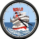 Bob-Lo Boblo Boats Island Detroit Sister Boats Amusement Park Sign Wall Clock