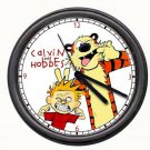 Calvin And Hobbes Tiger Boy Comic Strip Retro Vintage Gift Sign Wall Clock