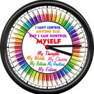 Social Worker Therapist Counselor Feelings Wheel Control Therapy Sign Wall Clock