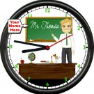 Personalized School Teacher Name University Professor Gift Sign Wall Clock Personalized School Teacher Name University Professor Gift Sign Wall Clock