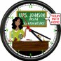 Personalized School Teacher Name University Professor Gift Sign Wall Clock