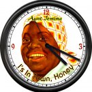 Aunt Jemima Black Americana Mammy Pancake I's In Town Honey Flour Wall Clock