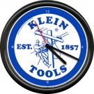 Klein Tools Electrician Electrical Sign Lineman Powerlines Cable Sign Wall Clock