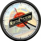 Chicago Northwestern CNW C & NW Lines Railroad Train Conductor Sign Wall Clock