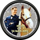 Mr Mister Ed Talking Horse TV Show  Barn Stall Equestrian Gift Sign Wall Clock