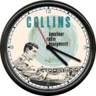 Collins Heathkit Yaesu Amateur Radio Eimec Hamm Equipment Tube Sign Wall Clock