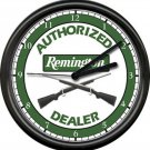 Remington Rifle Hunting Hunter Gun Shot Sales Shop Dealer Sign Wall Clock