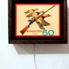 Winchester 50 Rifle Duck Hunting Advertising Retro Vintage  Light Lighted Sign