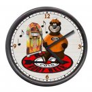 A&W A & W Rootbeer Root Beer Juke Box Retro Vintage Style Diner Sign Wall Clock