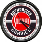 Studebaker Dealer Sales Service Garage Auto Repair Retro Vintage Sign Wall Clock