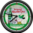 Mountain Dew Hillbilly Soda Pop Diner Shop Pop Sign Wall Clock