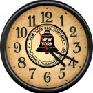 Retro Vintage New York Bell Telephone Telegraph System Operator Sign Wall Clock