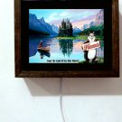 Hamm's Beer Bear Hamms Fishing Fisherman Bar Brewery Tavern Light Lighted Sign