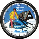 Sno-Jet SST 1971 Snojet Snowmobile Racing Dealer Retro Vintage Sign Wall Clock