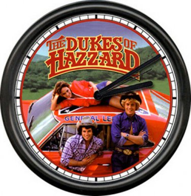 Dukes Of Hazard Daisy General Lee Car Sign Wall Clock