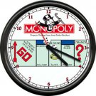 Monopoly Man Retro Game  Advertising Sign Wall Clock