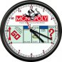 Monopoly Man Retro Game  Advertising Sign Wall Clock