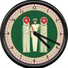Flying A Gas Service Station Pump Sign Wall Clock