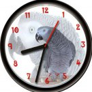 African Grey Gray Talking Exotic Pet Parrot Bird Aviary Gift Sign Wall Clock African Grey Gray Talking Exotic Pet Parrot Bird Aviary Gift Sign Wall Clock