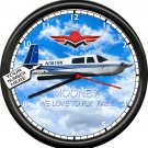 Mooney M20 Your Number & Name Airplane Flying Aviation Pilot  Sign Wall Clock