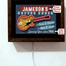 Personalized Your Name Guitar Shack Musician Sales Service Light Lighted Sign