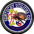 Reddy Kilowatt Kentucky Utilities Company Power Electrical Retro Sign Wall Clock