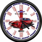 Licensed 1979 Chevy Camaro Red Muscle Car General Motors Retro Sign Wall Clock