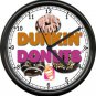 Donut Shop Personalized Your  Name Bakery  Chef  Coffee Shop Sign Wall Clock