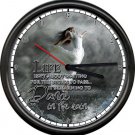 Inspirational Waiting For Storm Dancing In The Rain Counselor Sign Wall Clock