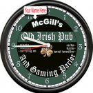 Lucky's Irish Pub Beer Bar Clover Sign Wall Clock #430